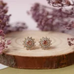 In the Name of Love & Weddings: Explore Statement Rose Gold Diamond Earrings